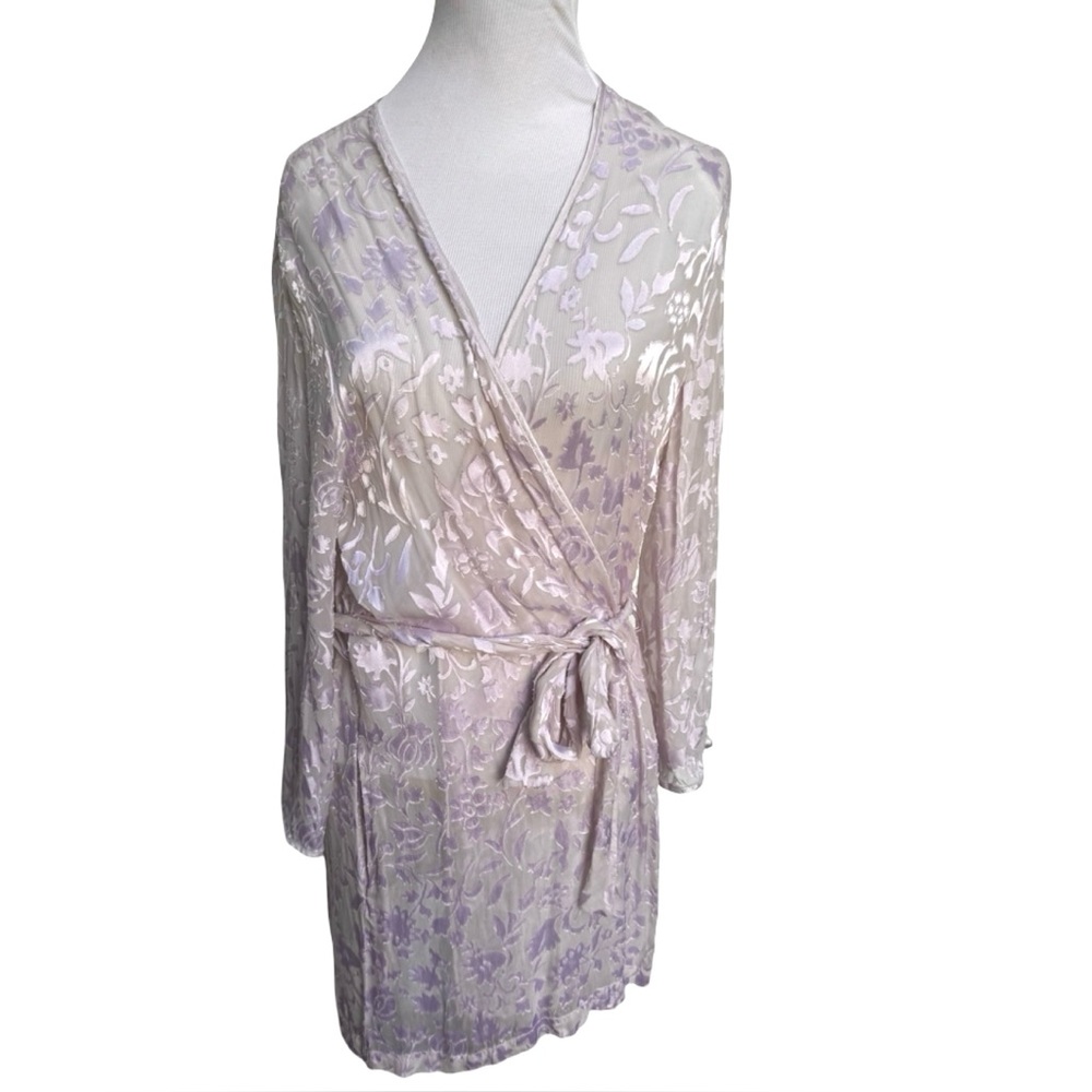 Vintage Valentino Lingerie Robe Made For Neiman Marcus Women’s XS Lavender Rare